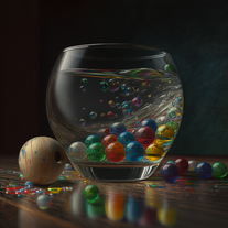 Midjourney Bot: the glass bead game