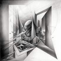 Midjourney Bot: shared moments, non-figurative, abstract pencil drawing